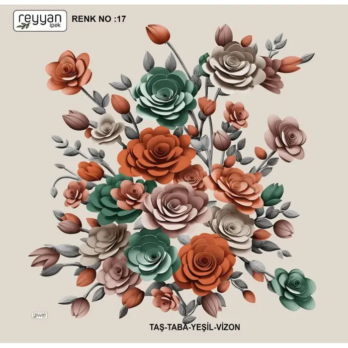 Reyyan Desenli Oyalık Yazma (ryyn-418-16)