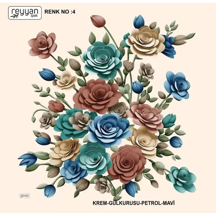 Reyyan Desenli Oyalık Yazma (ryyn-418-21)