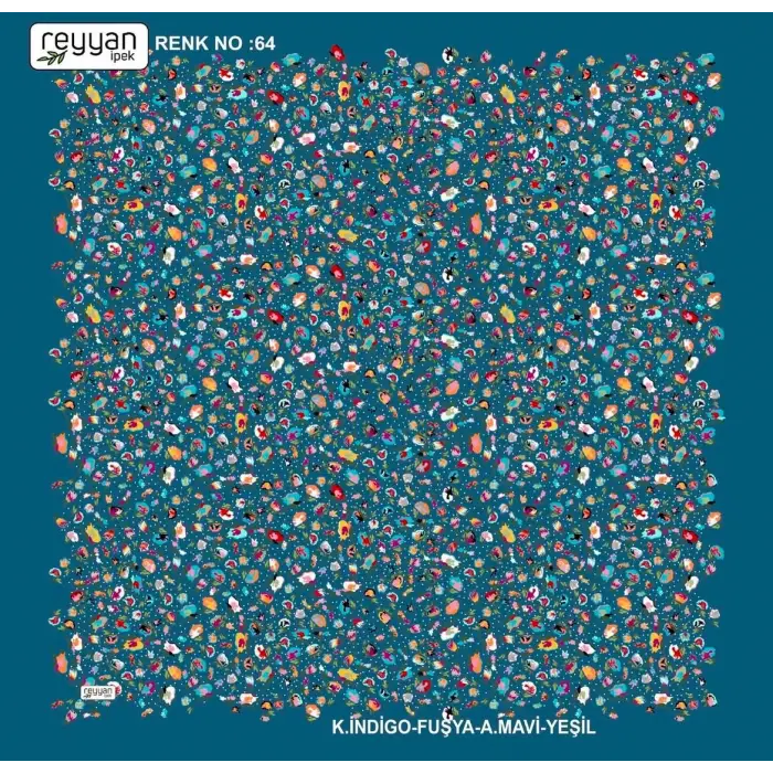 Reyyan Desenli Oyalık Yazma (ryyn-419-07)