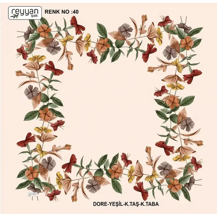 Reyyan Desenli Oyalık Yazma (ryyn-420-02)