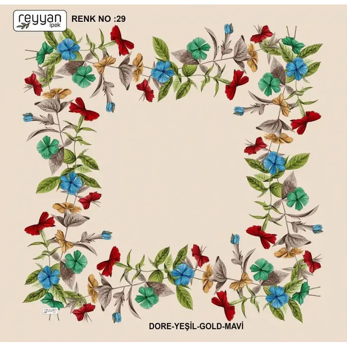 Reyyan Desenli Oyalık Yazma (ryyn-420-05)