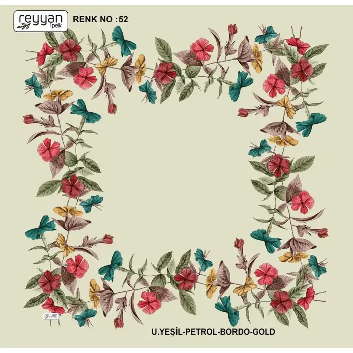 Reyyan Desenli Oyalık Yazma (ryyn-420-25)