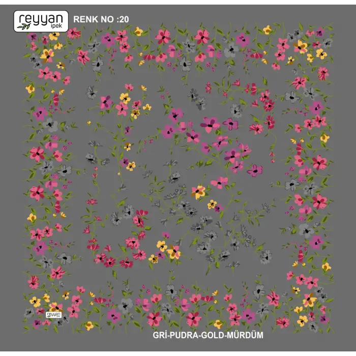 Reyyan Desenli Oyalık Yazma (ryyn-421-12)