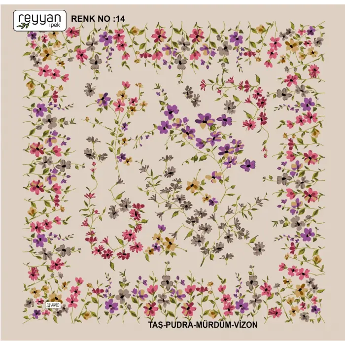 Reyyan Desenli Oyalık Yazma (ryyn-421-15)