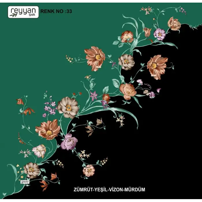 Reyyan Desenli Oyalık Yazma (ryyn-422-10)