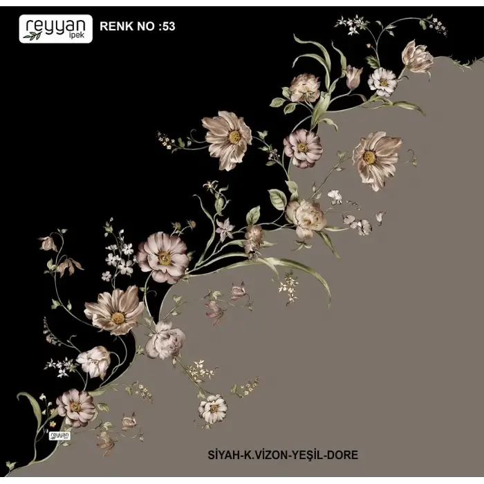 Reyyan Desenli Oyalık Yazma (ryyn-422-12)