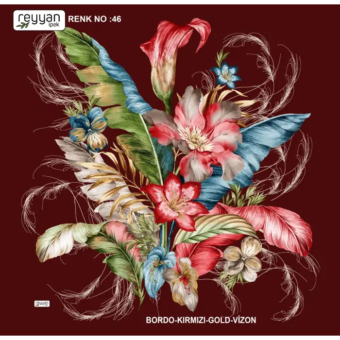 Reyyan Desenli Oyalık Yazma (ryyn-423-02)