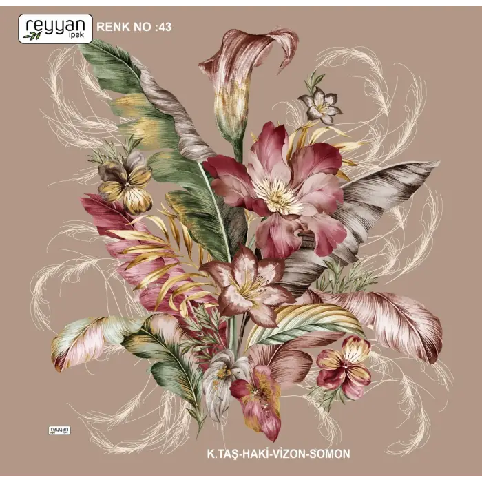 Reyyan Desenli Oyalık Yazma (ryyn-423-04)