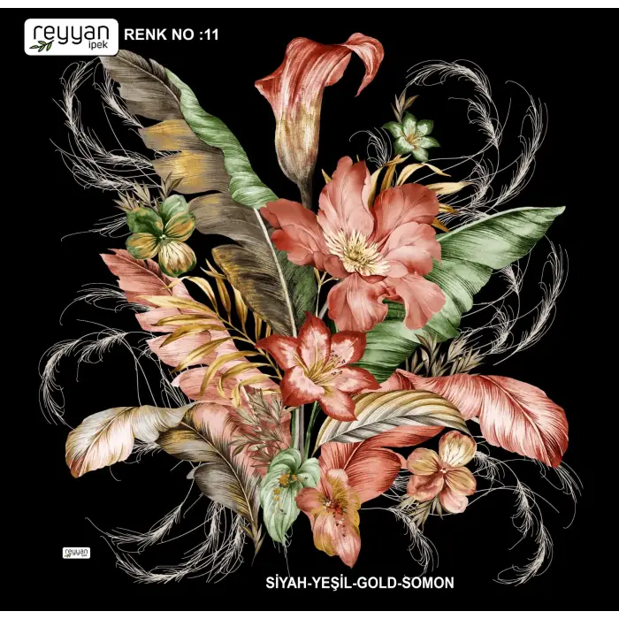 Reyyan Desenli Oyalık Yazma (ryyn-423-14)