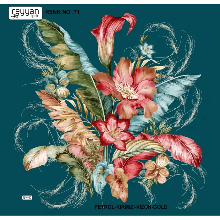 Reyyan Desenli Oyalık Yazma (ryyn-423-19)