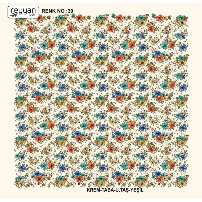 Reyyan İpek 100 cm Oyalık Yazma (ryyn-342-22)