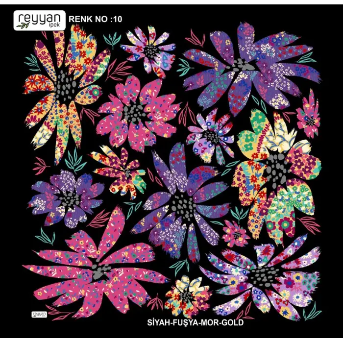 Reyyan İpek 100 cm Oyalık Yazma (ryyn-358-24)