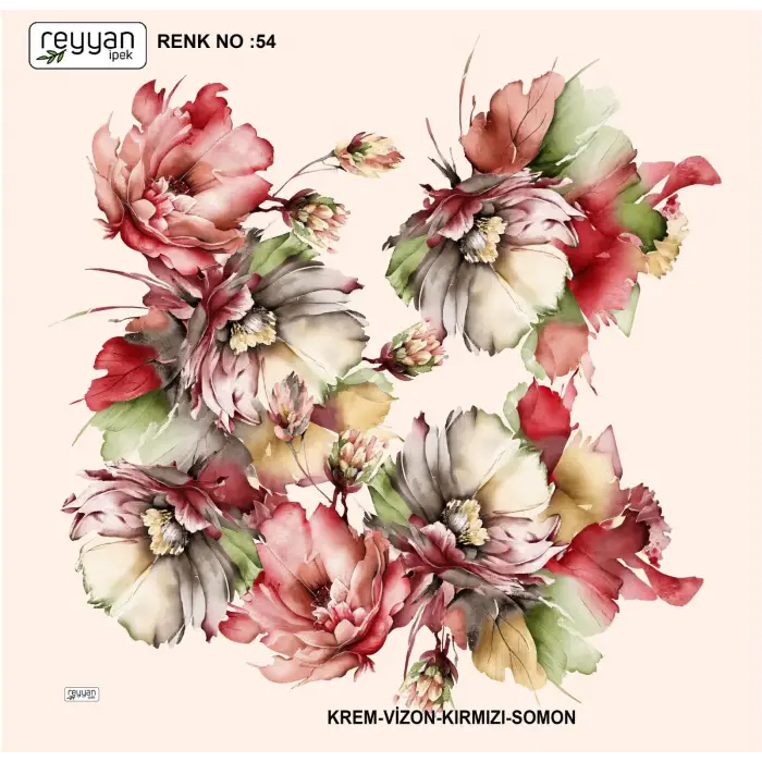 Reyyan İpek 100 cm Oyalık Yazma (ryyn-371-01)