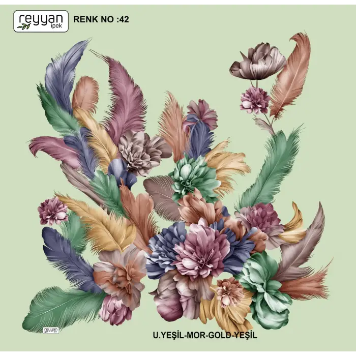 Reyyan İpek 100 cm Oyalık Yazma (ryyn-377-14)