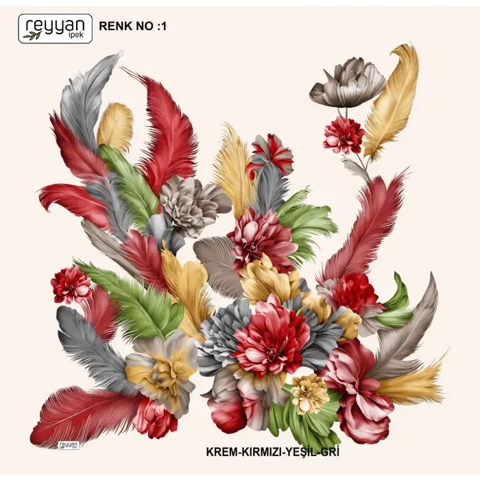 Reyyan İpek 100 cm Oyalık Yazma (ryyn-377-19)