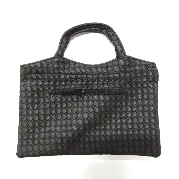 Siyah Deri Oya Çantaşı(ÇNT9902)