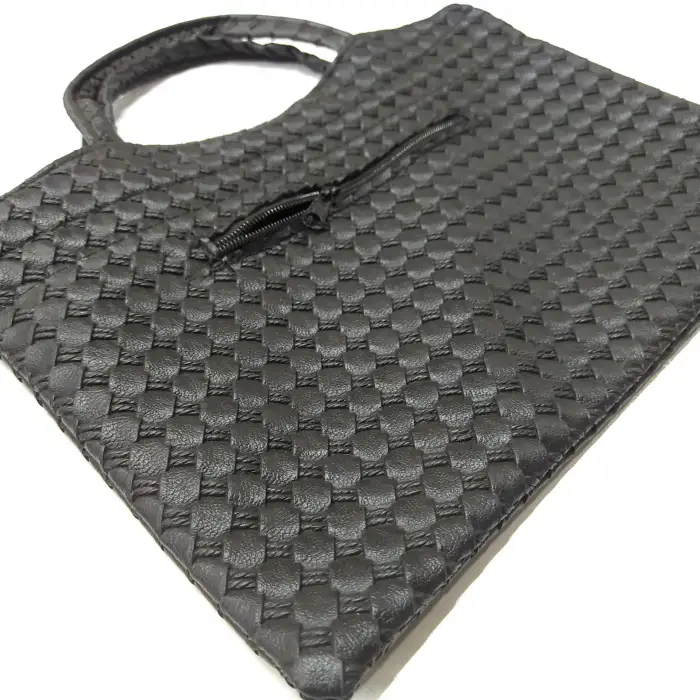 Siyah Deri Oya Çantaşı(ÇNT9902)