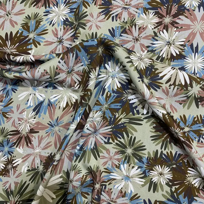 Yeni Sezon Tek En İthal Pamuk Viskon Kumaş (90 cm) (VSK01-121)