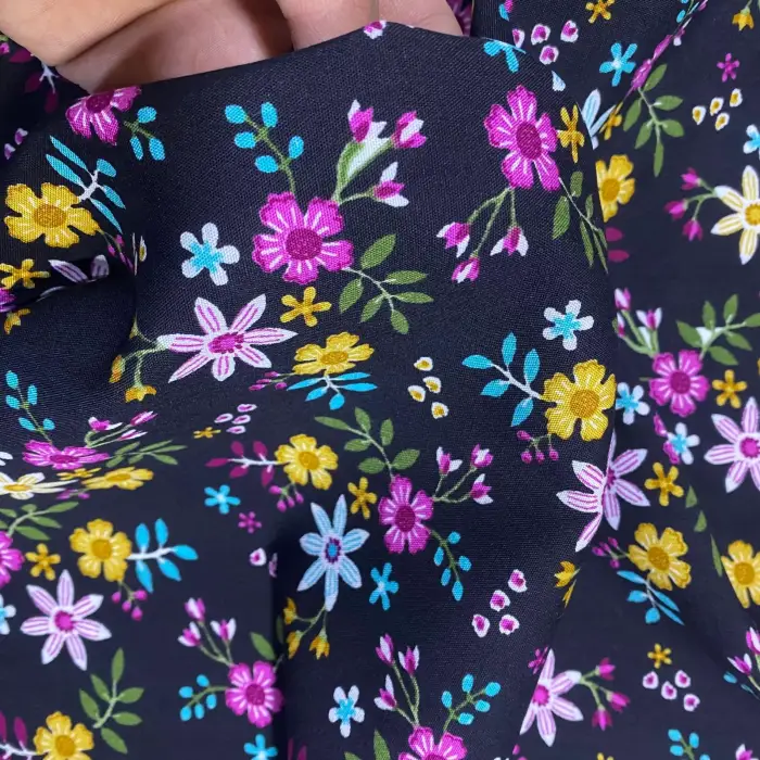 Yeni Sezon Tek En İthal Pamuk Viskon Kumaş (90 cm) (VSK01-136)