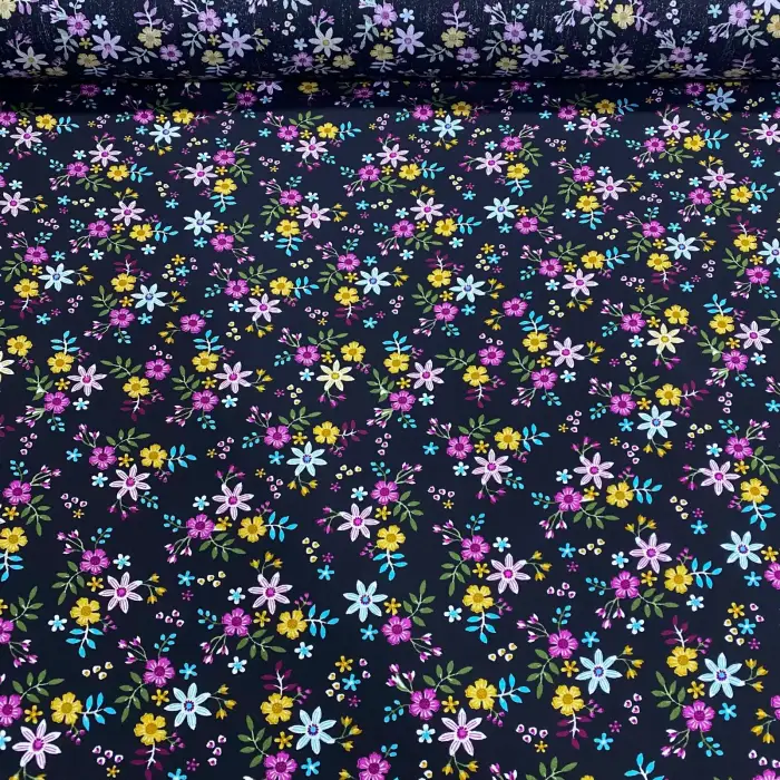 Yeni Sezon Tek En İthal Pamuk Viskon Kumaş (90 cm) (VSK01-136)