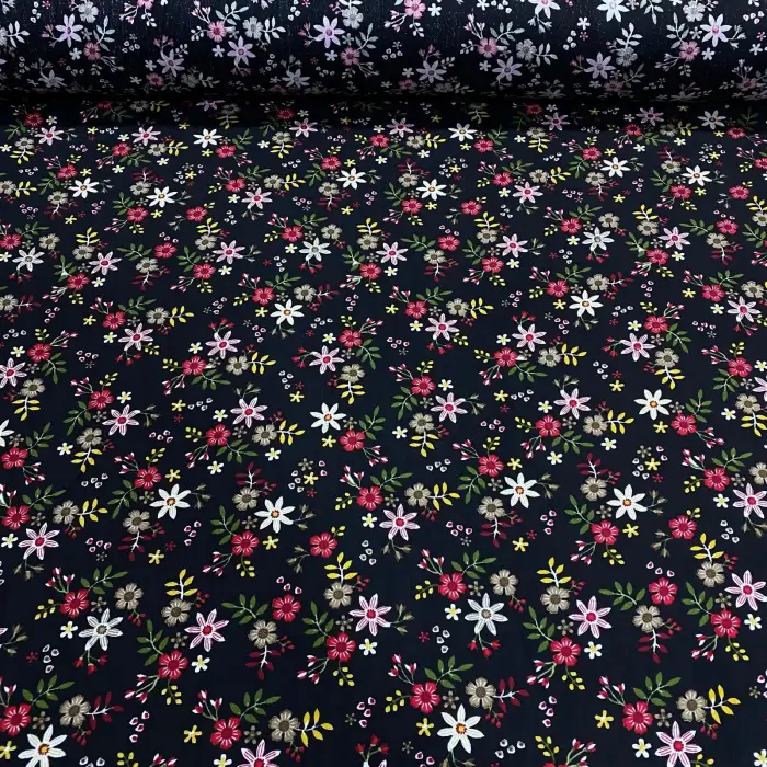 Yeni Sezon Tek En İthal Pamuk Viskon Kumaş (90 cm) (VSK01-137)