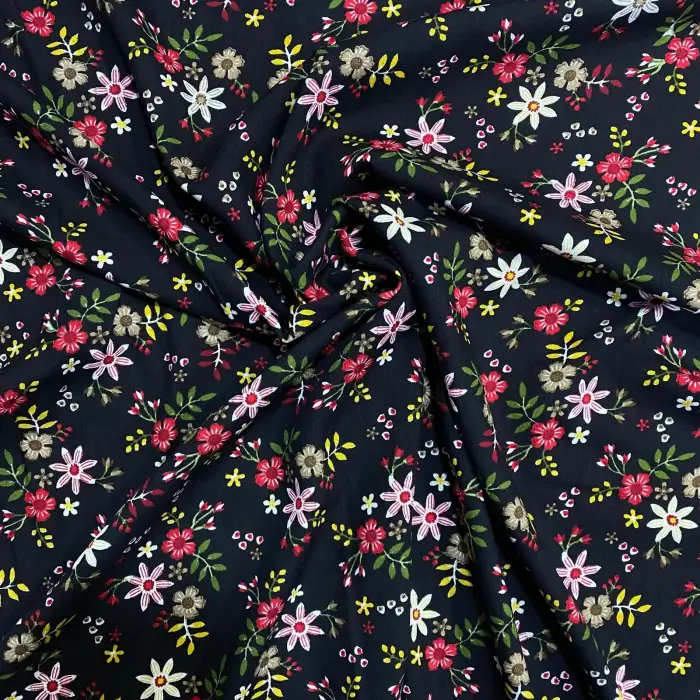 Yeni Sezon Tek En İthal Pamuk Viskon Kumaş (90 cm) (VSK01-137)