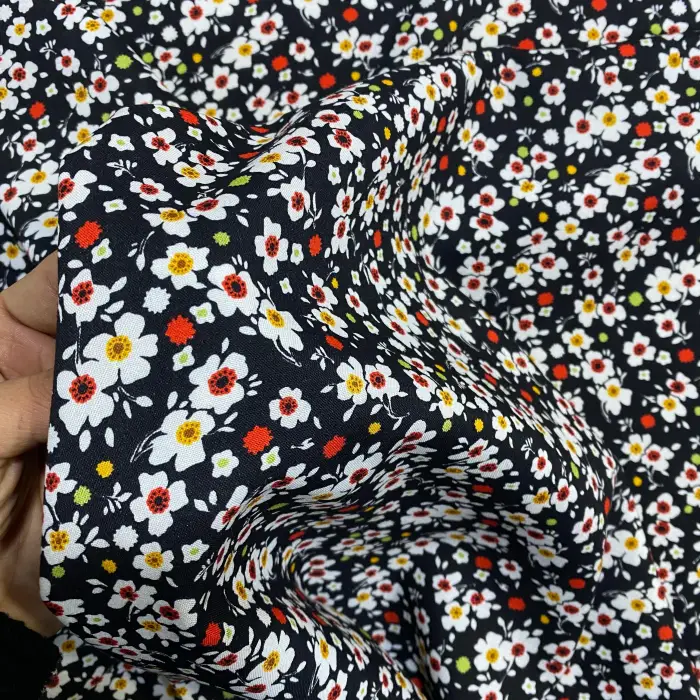 Yeni Sezon Tek En İthal Pamuk Viskon Kumaş (90 cm) (VSK01-148)