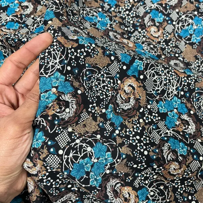 Yeni Sezon Tek En İthal Pamuk Viskon Kumaş (90 cm) (VSK01-202)