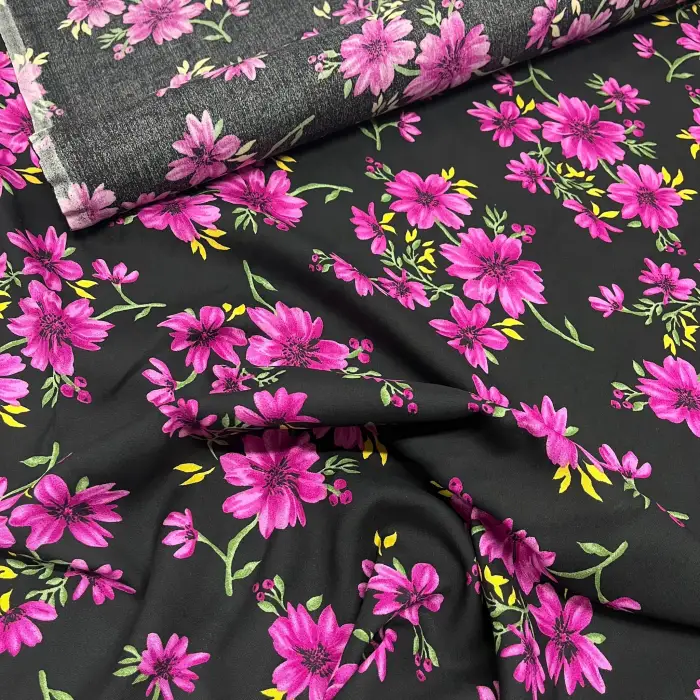 Yeni Sezon Tek En İthal Pamuk Viskon Kumaş (90 cm) (VSK01-274)