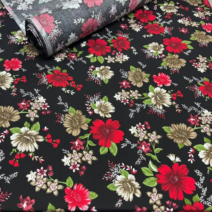 Yeni Sezon Tek En İthal Pamuk Viskon Kumaş (90 cm) (VSK01-275)