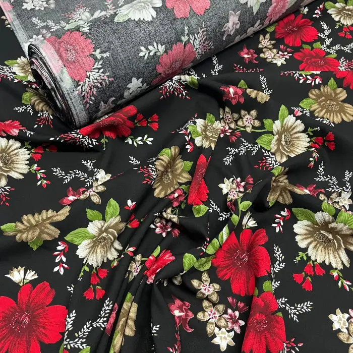 Yeni Sezon Tek En İthal Pamuk Viskon Kumaş (90 cm) (VSK01-275)