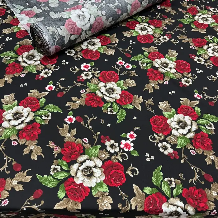 Yeni Sezon Tek En İthal Pamuk Viskon Kumaş (90 cm) (VSK01-276)