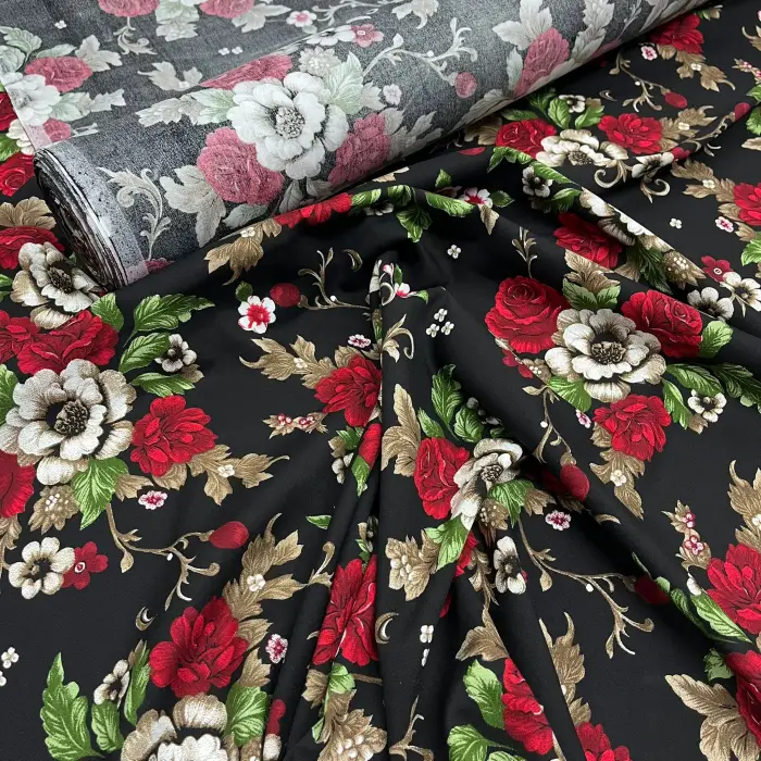 Yeni Sezon Tek En İthal Pamuk Viskon Kumaş (90 cm) (VSK01-276)