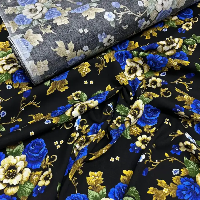 Yeni Sezon Tek En İthal Pamuk Viskon Kumaş (90 cm) (VSK01-279)