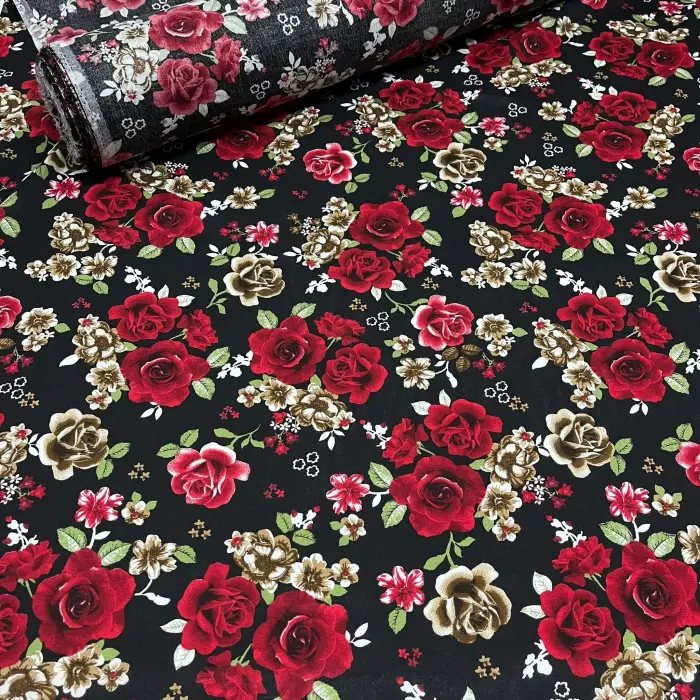 Yeni Sezon Tek En İthal Pamuk Viskon Kumaş (90 cm) (VSK01-281)