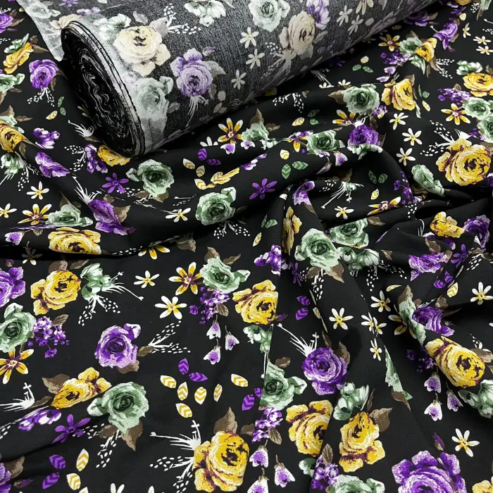 Yeni Sezon Tek En İthal Pamuk Viskon Kumaş (90 cm) (VSK01-296)