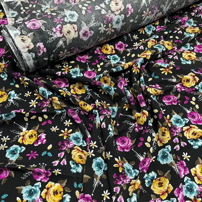 Yeni Sezon Tek En İthal Pamuk Viskon Kumaş (90 cm) (VSK01-298)