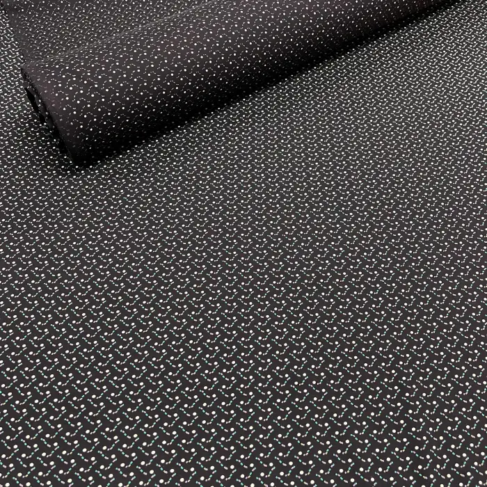 Yeni Sezon Tek En İthal Pamuk Viskon Kumaş Mürdüm Zemin (90 cm) (VSK01-301)