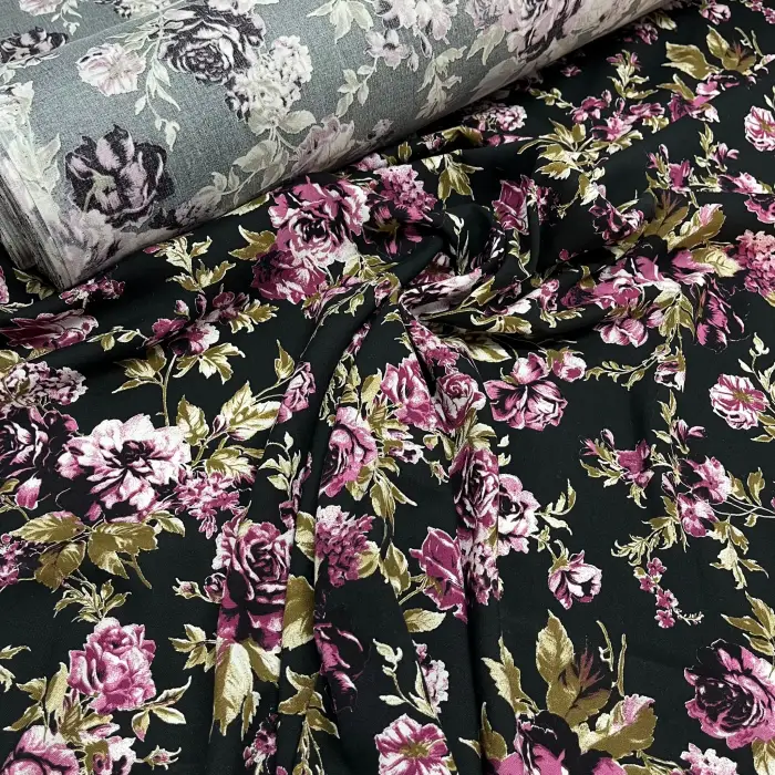 Yeni Sezon Tek En İthal Pamuk Viskon Kumaş (90 cm) (VSK01-307)