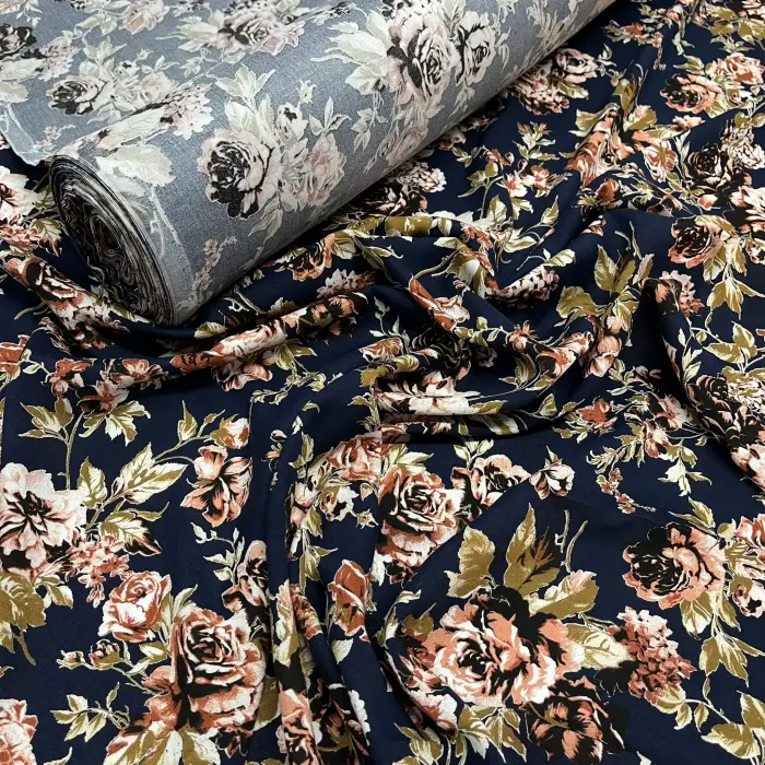 Yeni Sezon Tek En İthal Pamuk Viskon Kumaş (90 cm) (VSK01-308)