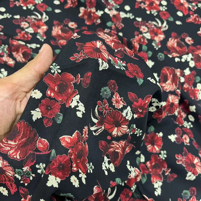 Yeni Sezon Tek En İthal Pamuk Viskon Kumaş (90 cm) (VSK01-328)