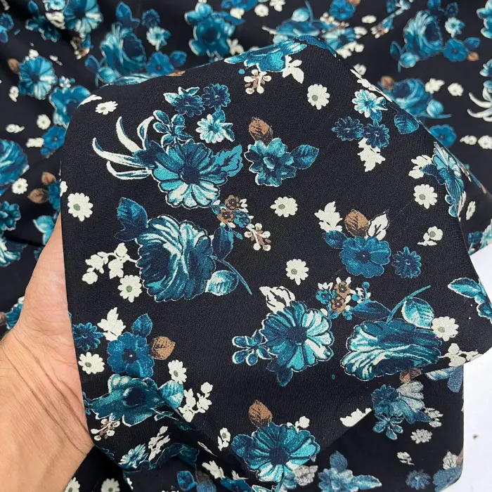 Yeni Sezon Tek En İthal Pamuk Viskon Kumaş (90 cm) (VSK01-331)