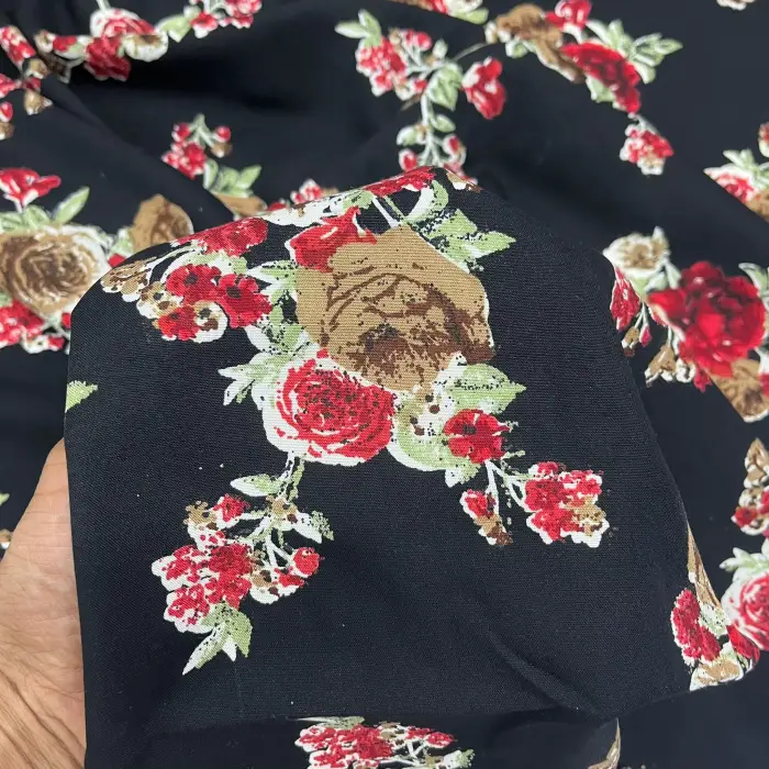 Yeni Sezon Tek En İthal Pamuk Viskon Kumaş (90 cm) (VSK01-333)