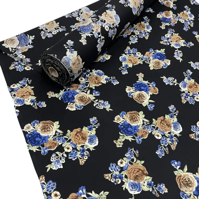 Yeni Sezon Tek En İthal Pamuk Viskon Kumaş (90 cm) (VSK01-334)