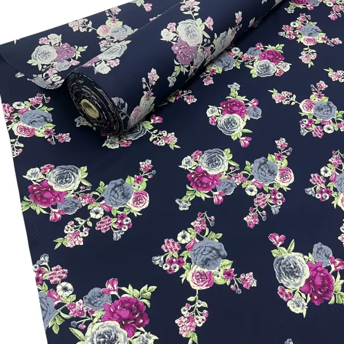 Yeni Sezon Tek En İthal Pamuk Viskon Kumaş (90 cm) (VSK01-335)