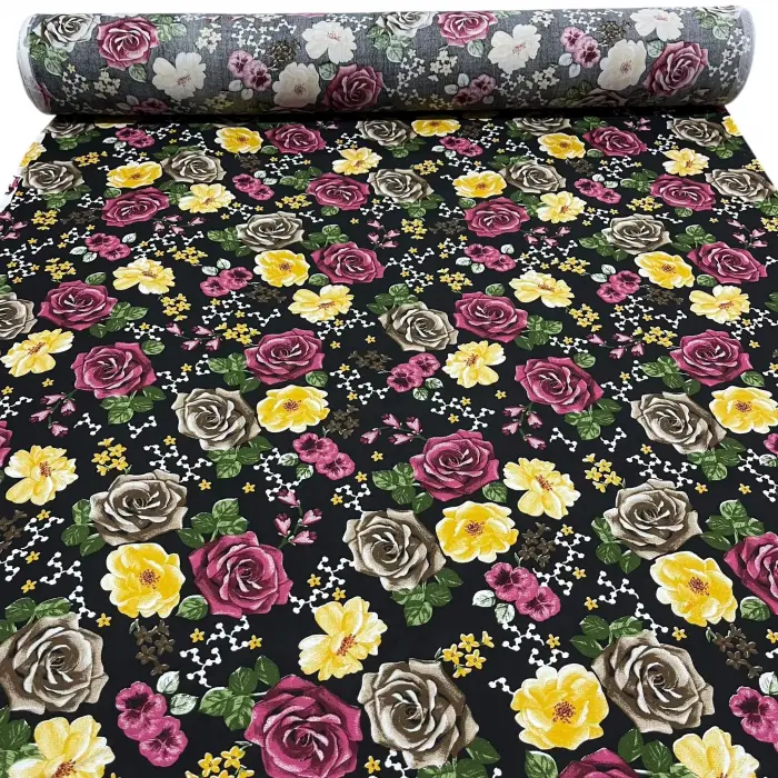 Yeni Sezon Tek En İthal Pamuk Viskon Kumaş (90 cm) (VSK01-364)