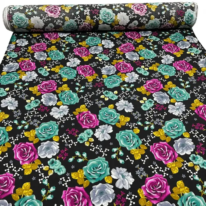 Yeni Sezon Tek En İthal Pamuk Viskon Kumaş (90 cm) (VSK01-366)