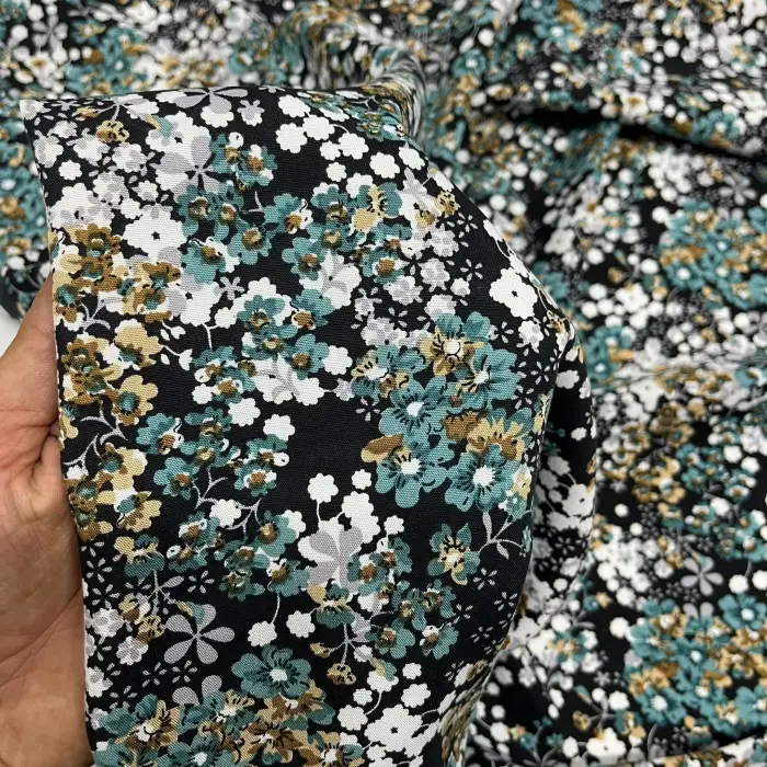 Yeni Sezon Tek En İthal Pamuk Viskon Kumaş (90 cm) (VSK01-372)