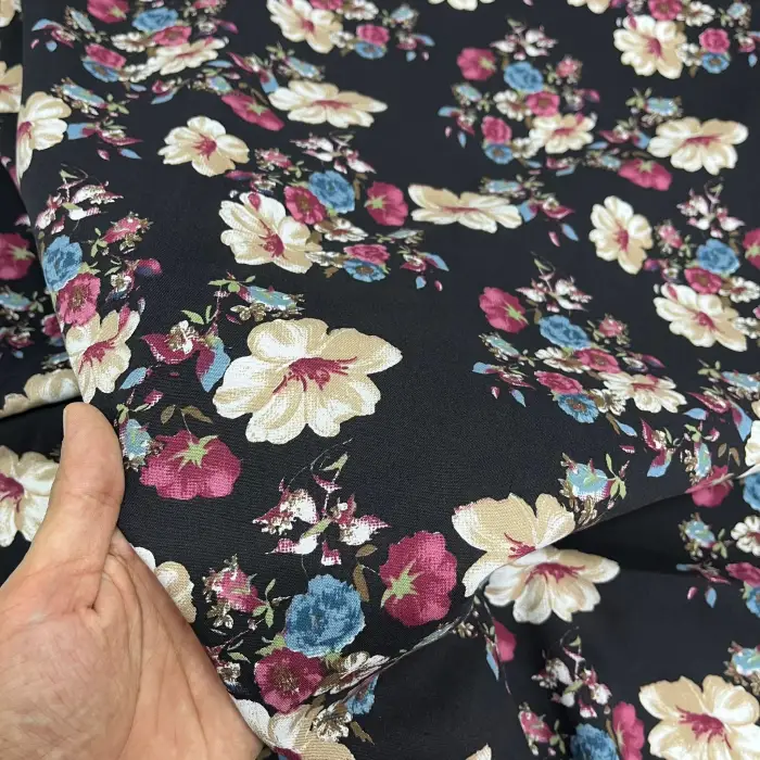 Yeni Sezon Tek En İthal Pamuk Viskon Kumaş (90 cm) (VSK01-383)