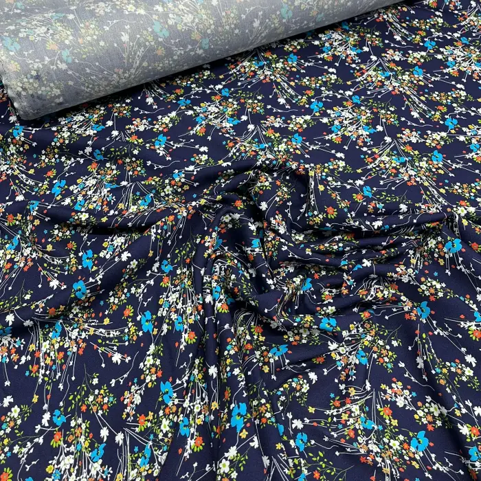 Yeni Sezon Tek En İthal Pamuk Viskon Kumaş (90 cm) (VSK01-384)